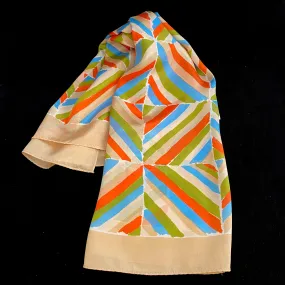 1960s Glentex Silk Scarf