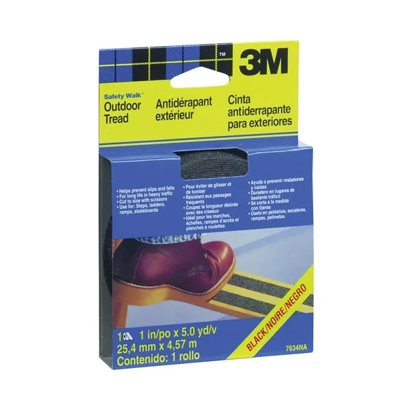 3M Safety-Walk 7634 Outdoor Tread, 4.572 m L, 1 in W