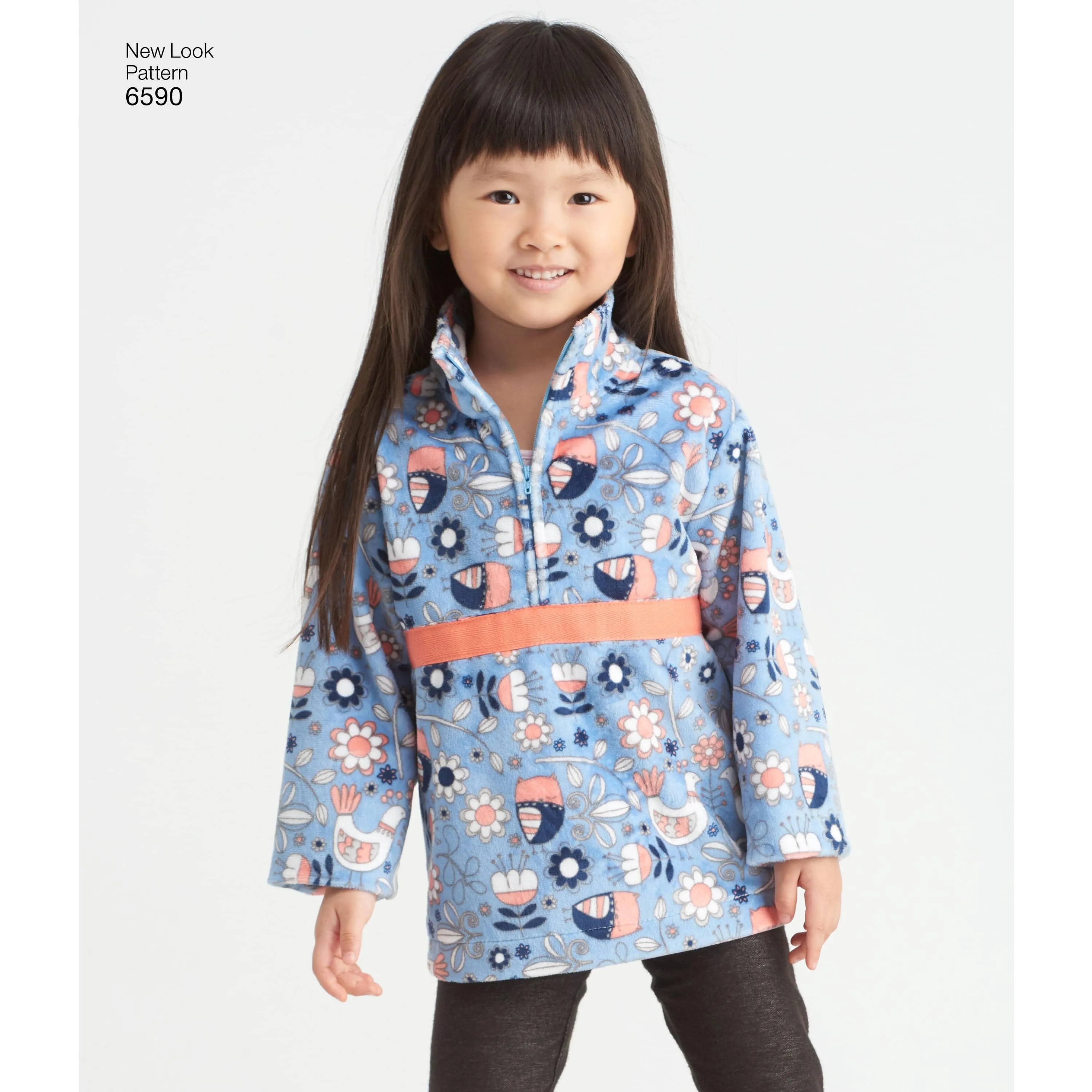 6590 New Look Pattern 6590 Child's Pullover Vest or Top