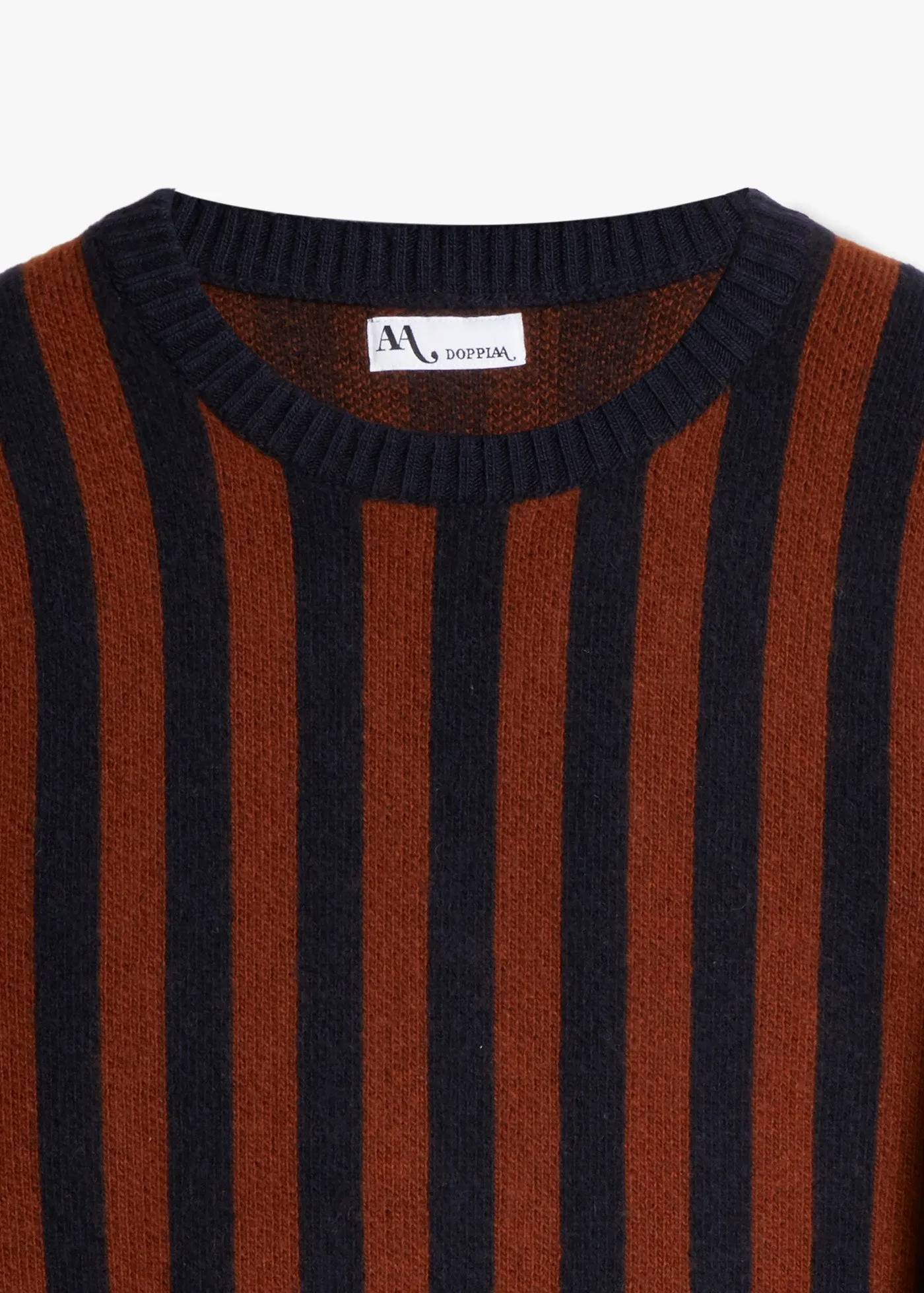 AAMBUNTI ROUND-NECKED STRIPED SWEATER