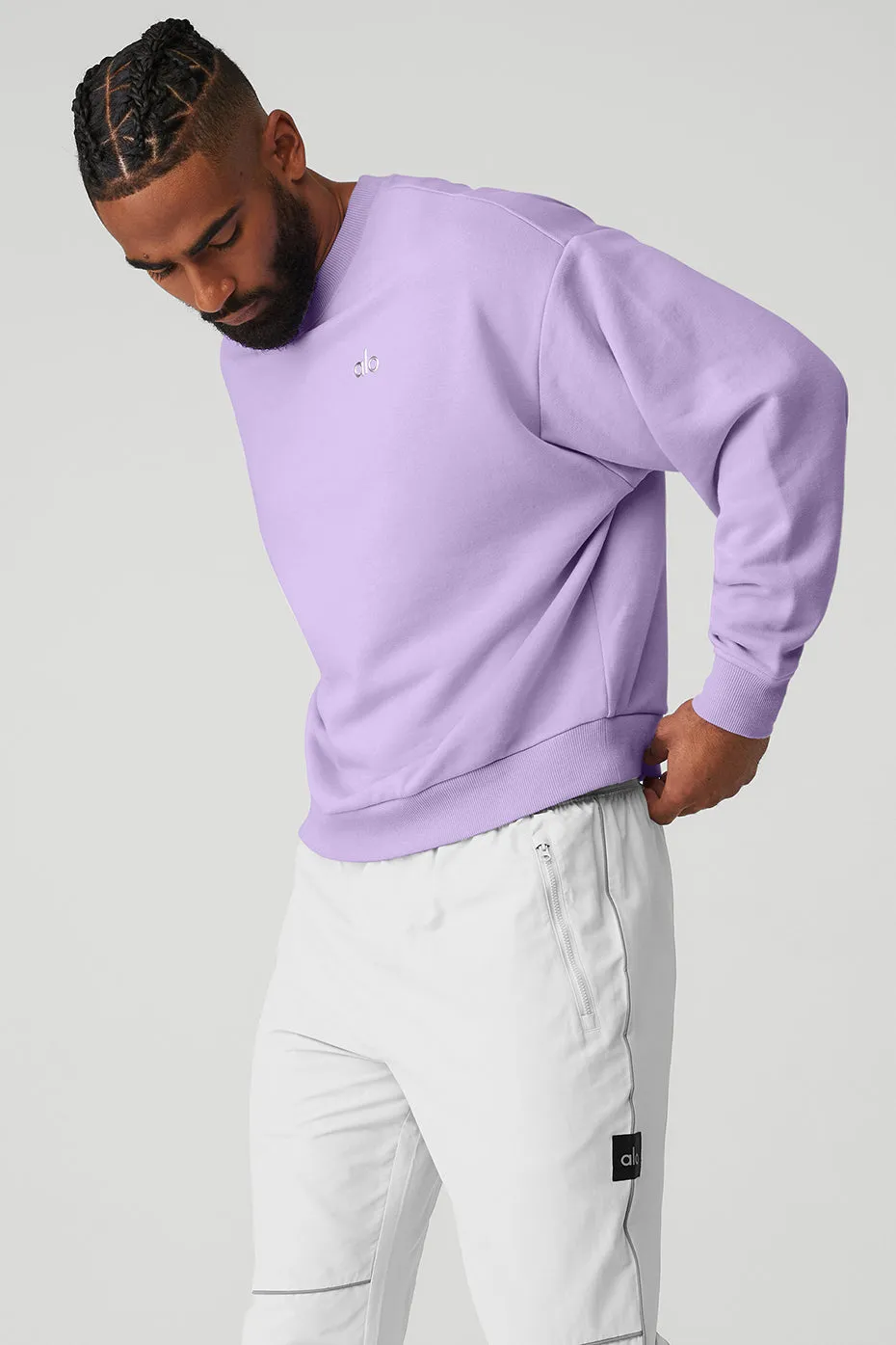 Accolade Crew Neck Pullover - Violet Skies