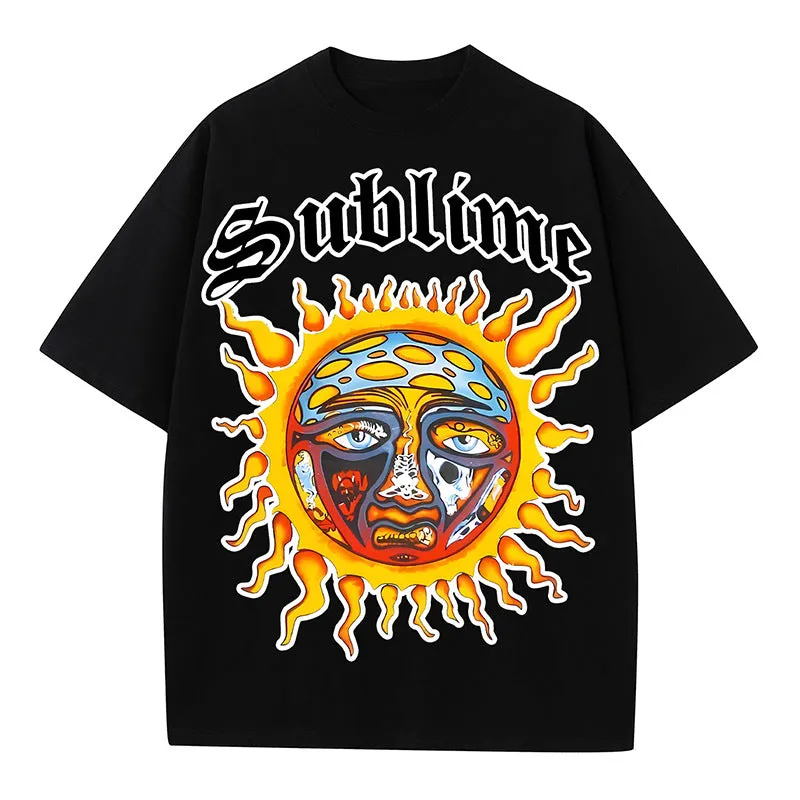 Advbridge discover style ideas Sublime Fashion Brand Band American Retro T-shirt