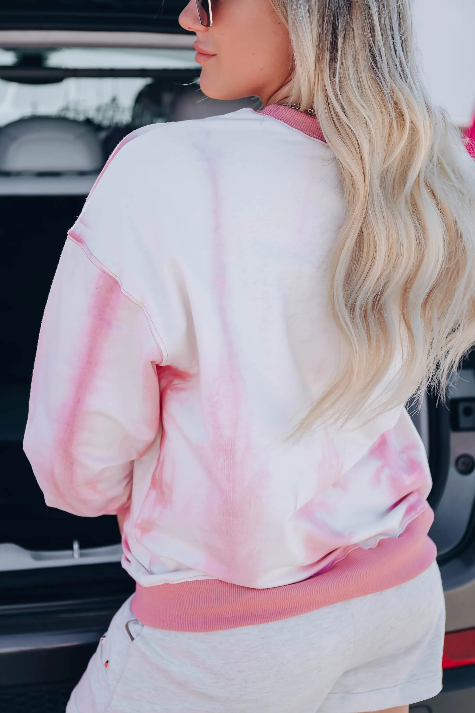 All the Smiles Tie-Dye Sweatshirt