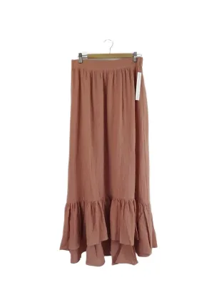 Amelius 'Saloma' Peach Linen Maxi Skirt XL | BNWT