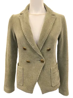 Amina Rubinacci Soft Corduroy DB Blazer - Sage