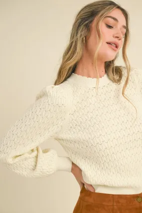 Ana Scalloped Sweater