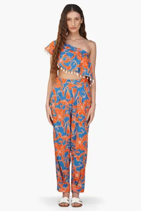 Apricot Beauty Printed Pant