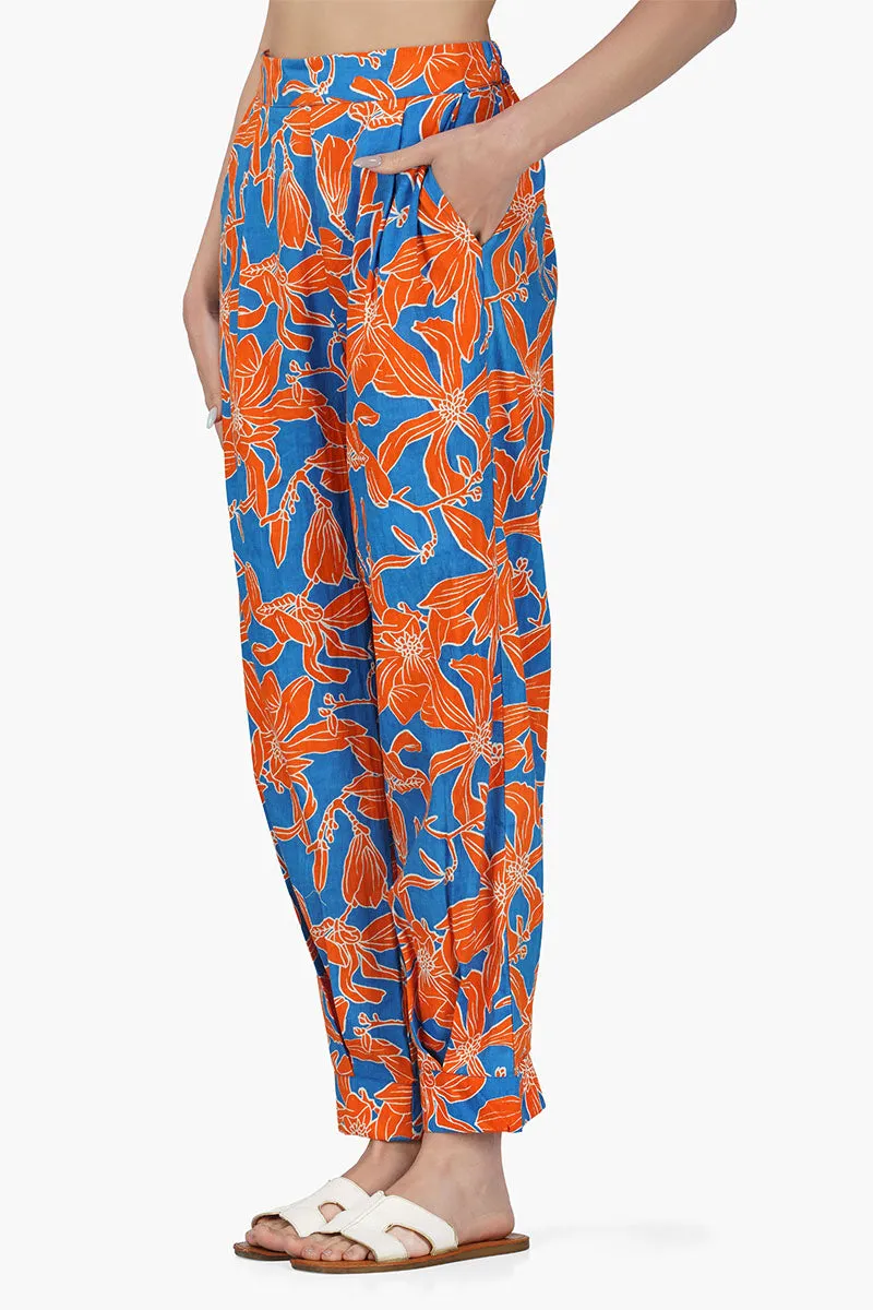 Apricot Beauty Printed Pant