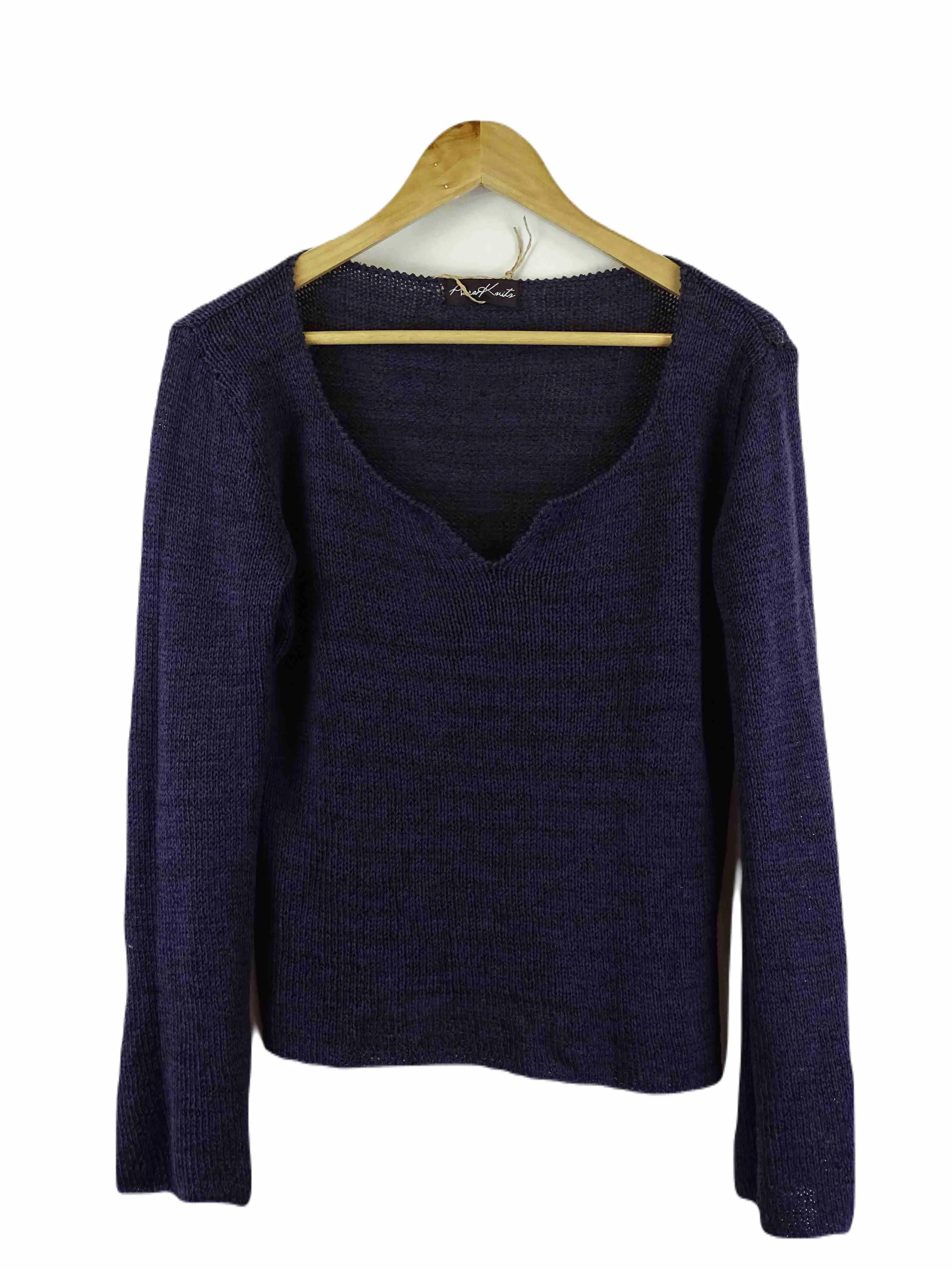 Aura Knits Purple Knit Jumper S