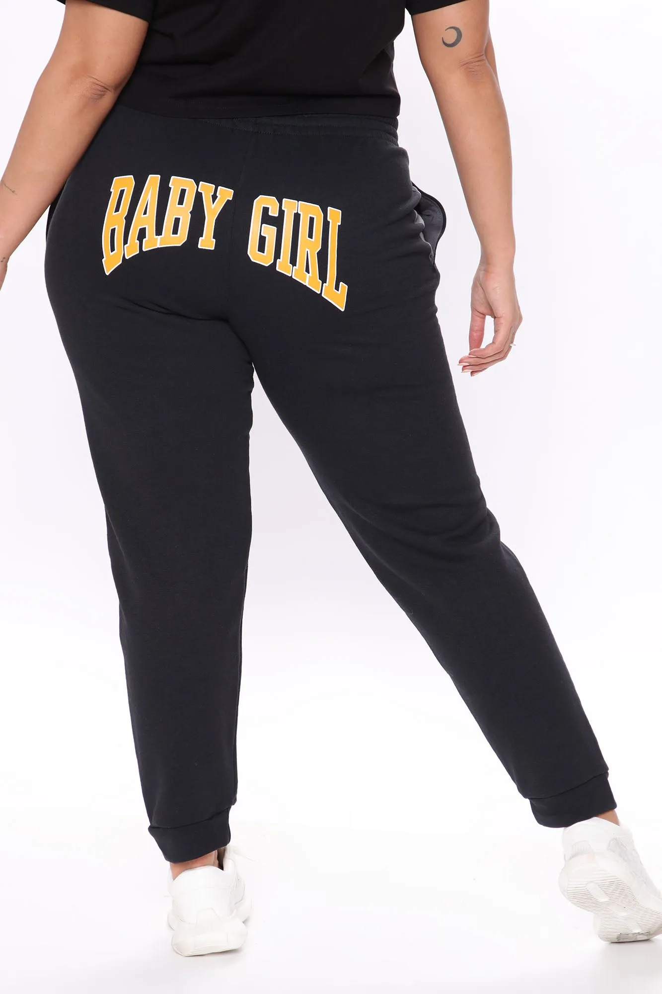 Baby Girl Sweatpants - Black