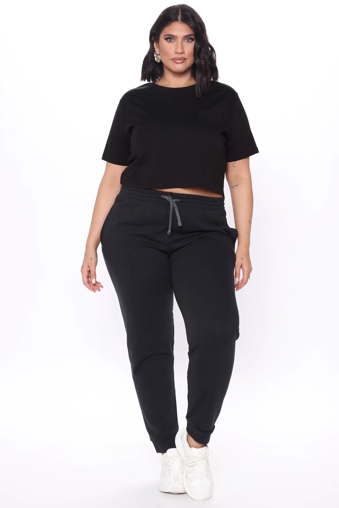 Baby Girl Sweatpants - Black