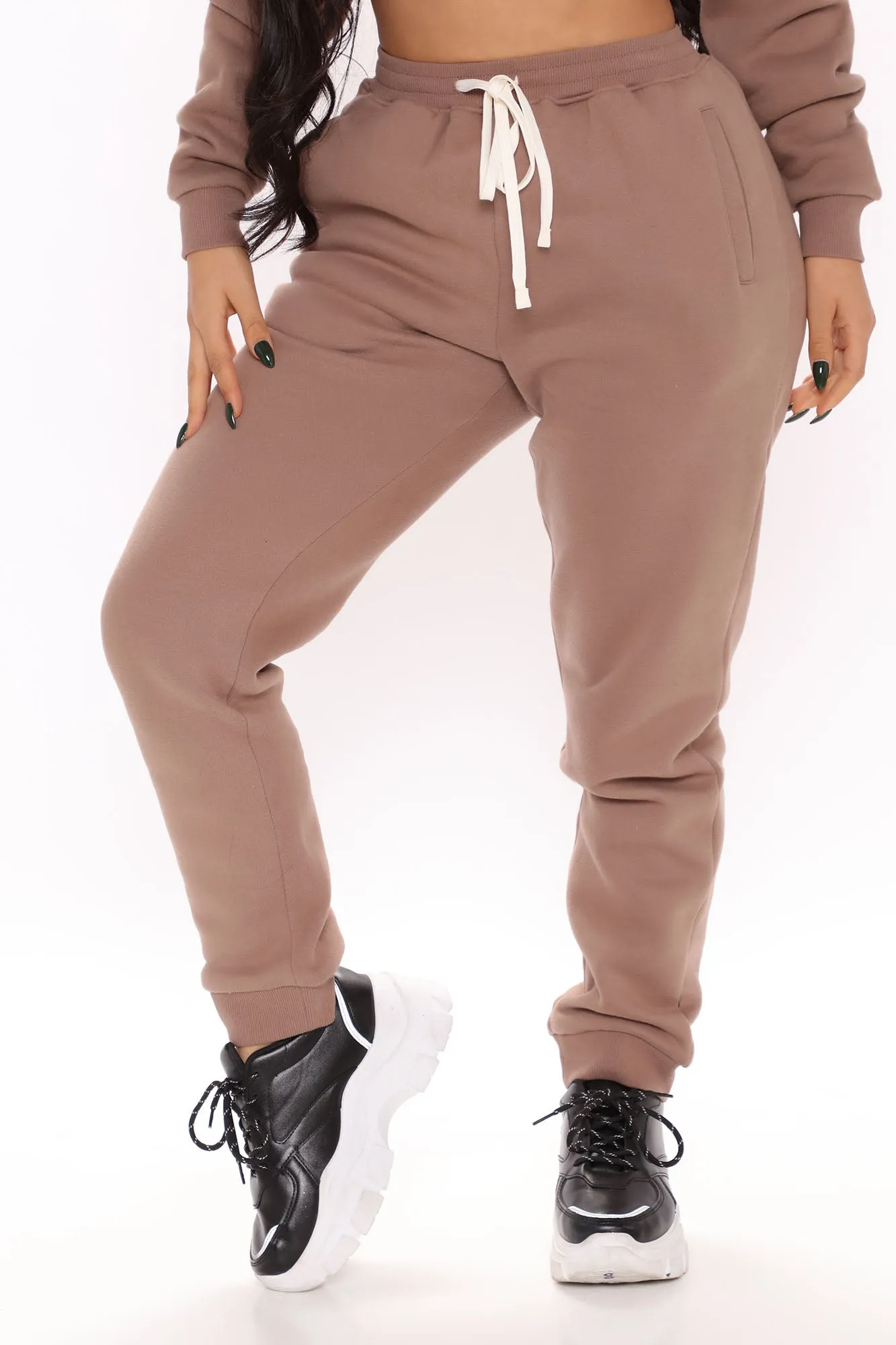 Baby Girl Sweatpants - Taupe