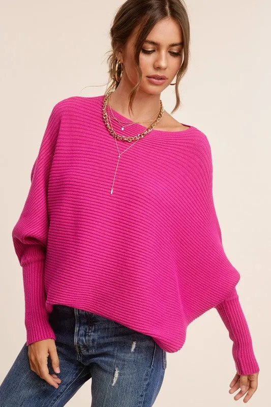 Baggy Look Dolman Sleeve Mae Sweater