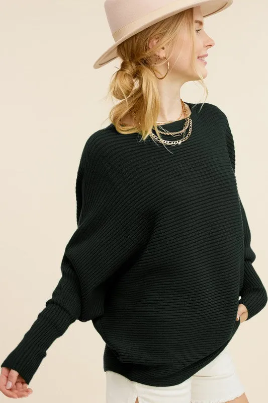 Baggy Look Dolman Sleeve Mae Sweater