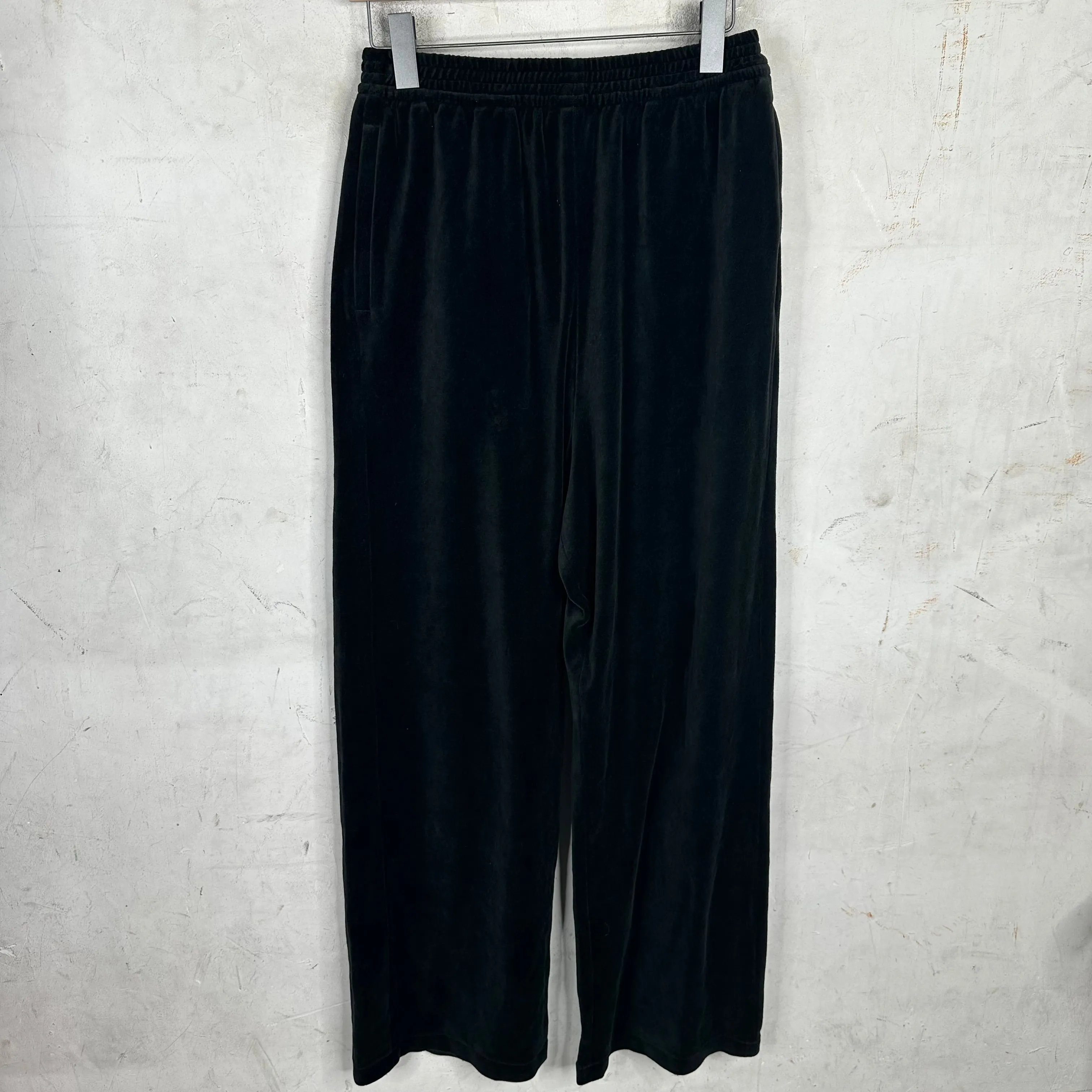 Balenciaga Velour Wide Leg Sweatpants