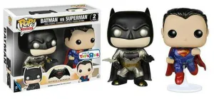 Batman vs Superman (Metallic) 2-pk - Toys R Us Exclusive  [Damaged: 6/10]