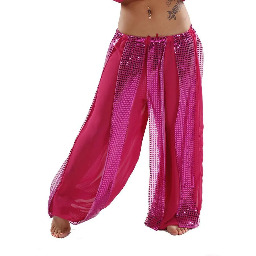 Belly Dance Sequined Harem Pants | B'ALINOLU SPARKLE