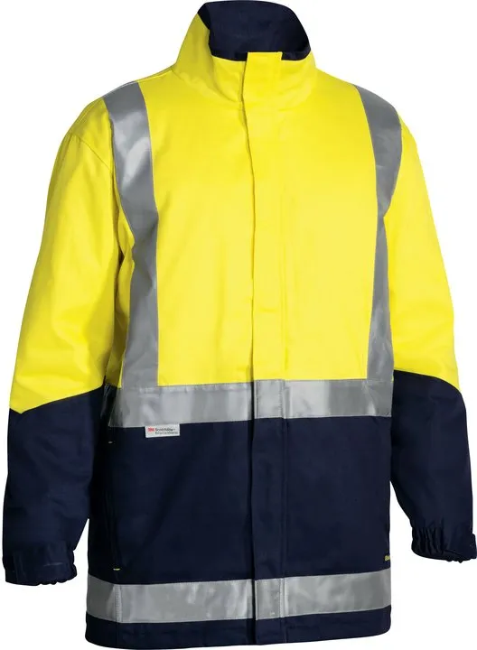 BJ6970T Bisley 3M Taped Hi Vis 3 In 1 Drill Jacket