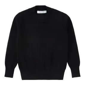 Black Mock Neck Sweater