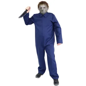 Blue Halloween Boiler Overall Costume