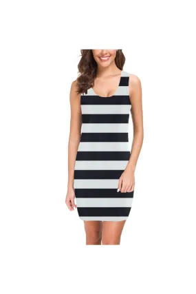 Bold Stripes Medea Vest Dress (Model D06)