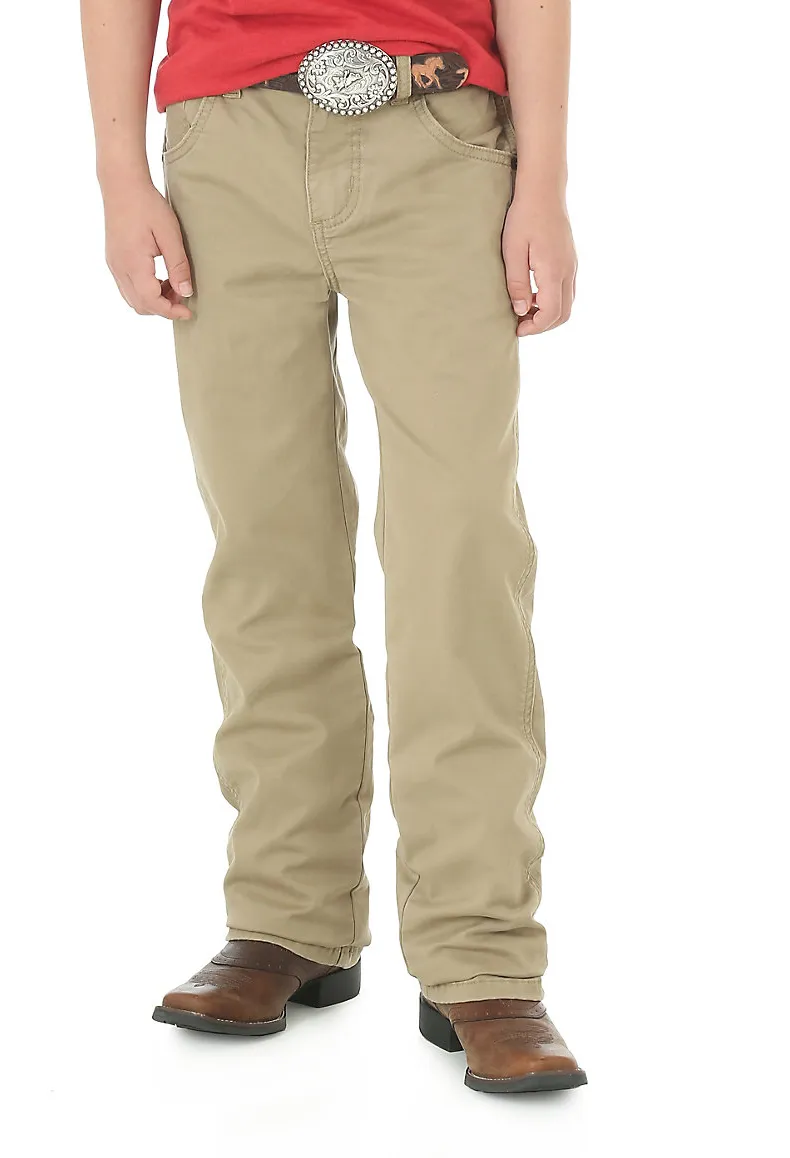 BOY'S WRANGLER RETRO SLIM FIT STRAIGHT LET PANT