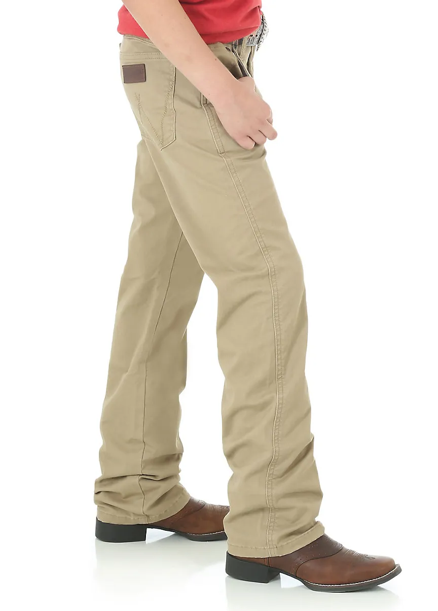 BOY'S WRANGLER RETRO SLIM FIT STRAIGHT LET PANT