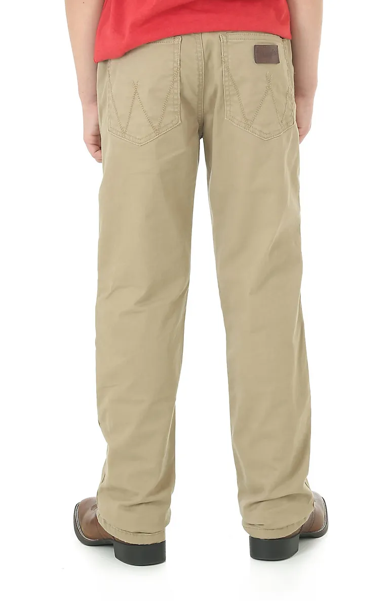 BOY'S WRANGLER RETRO SLIM FIT STRAIGHT LET PANT