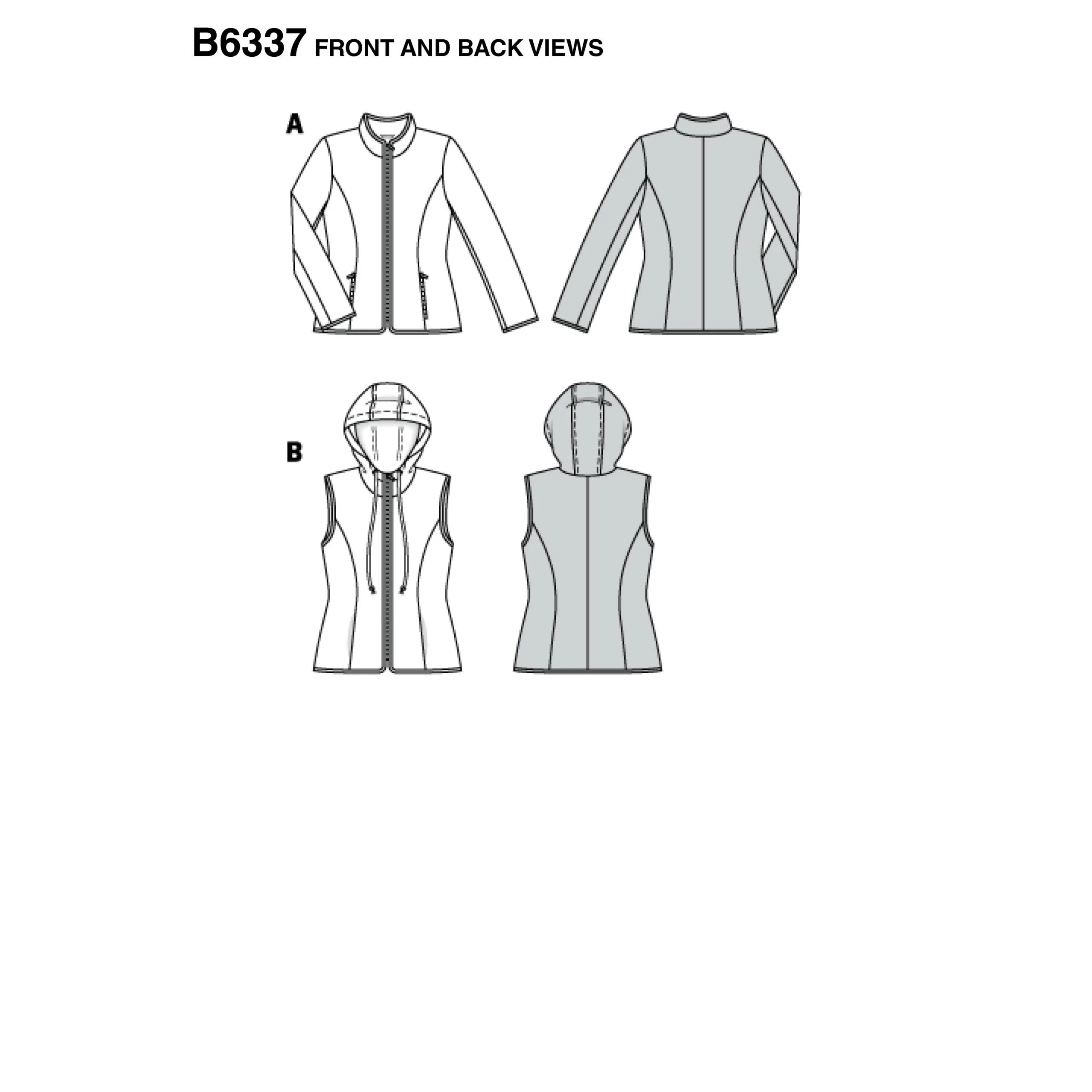 Burda Jacket and Vest 6337