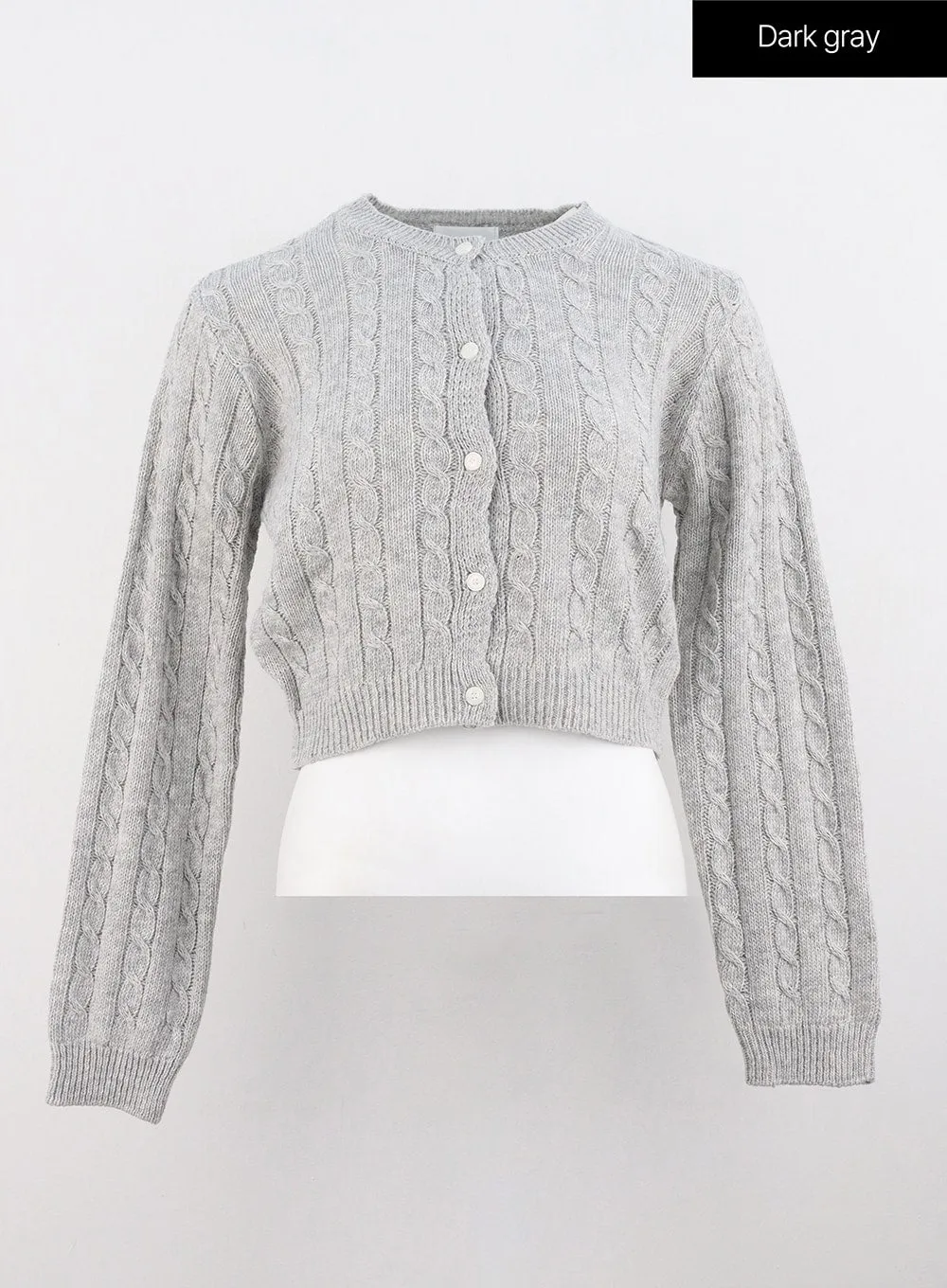 Cable Knit Cardigan OS309