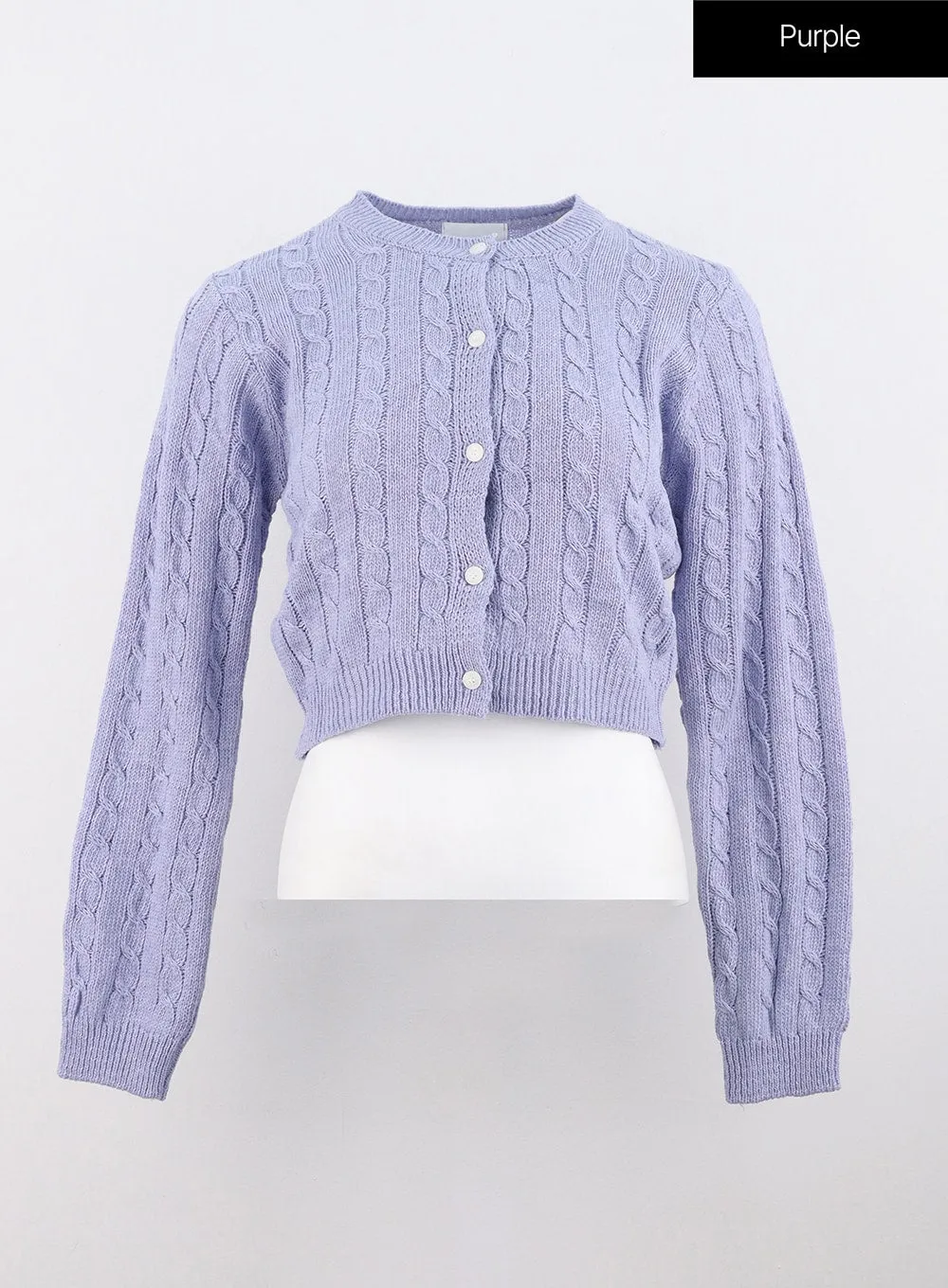 Cable Knit Cardigan OS309