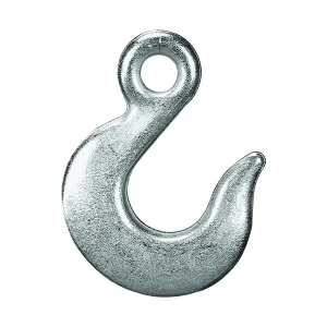 Campbell T9101624 Eye Slip Hook, 3/8 in, 5400 lb Working Load, 43 Grade, Steel, Zinc