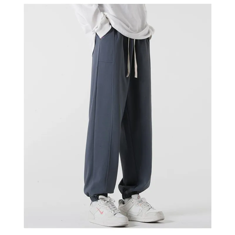 Casual Sports Knitted Tapered Pants