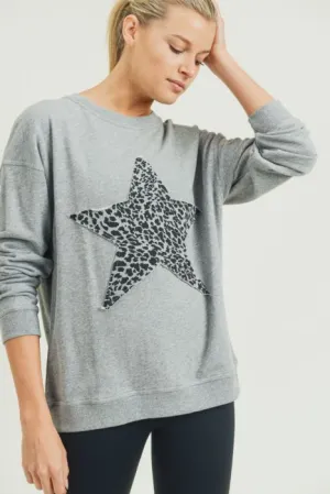 Cheetah Star Sweatshirt