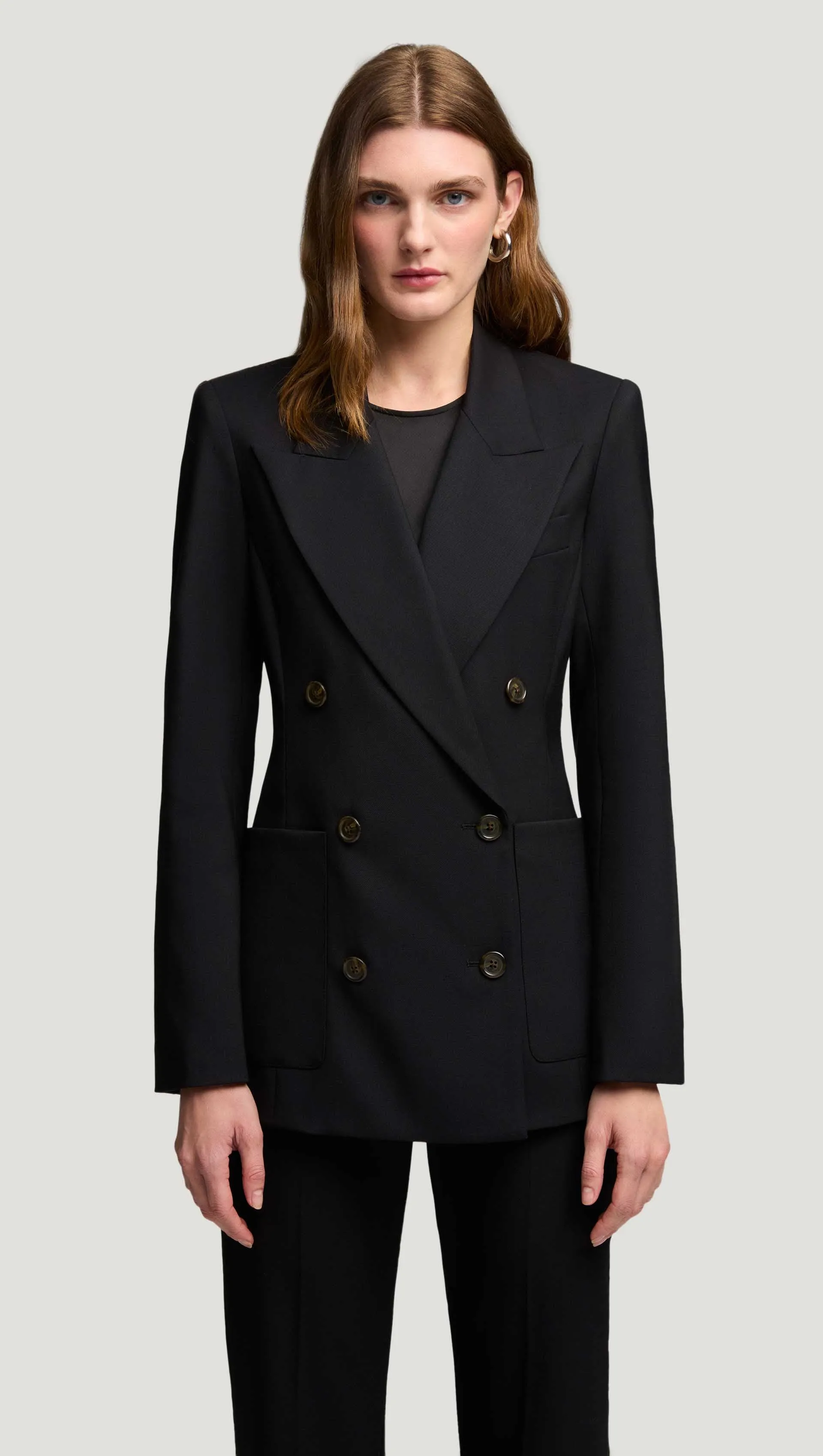 Chelsea Blazer in Seasonless Wool | Black