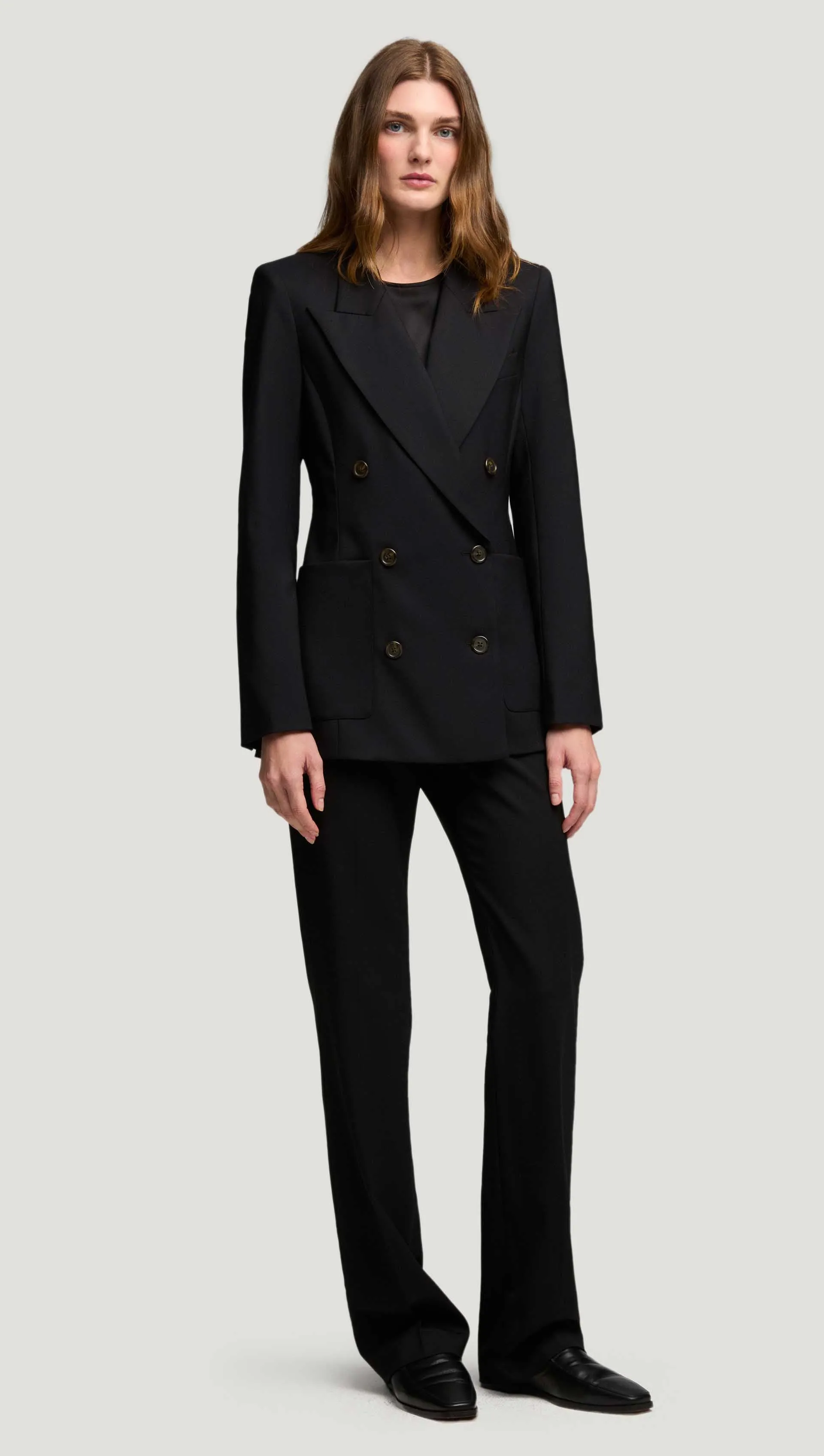 Chelsea Blazer in Seasonless Wool | Black