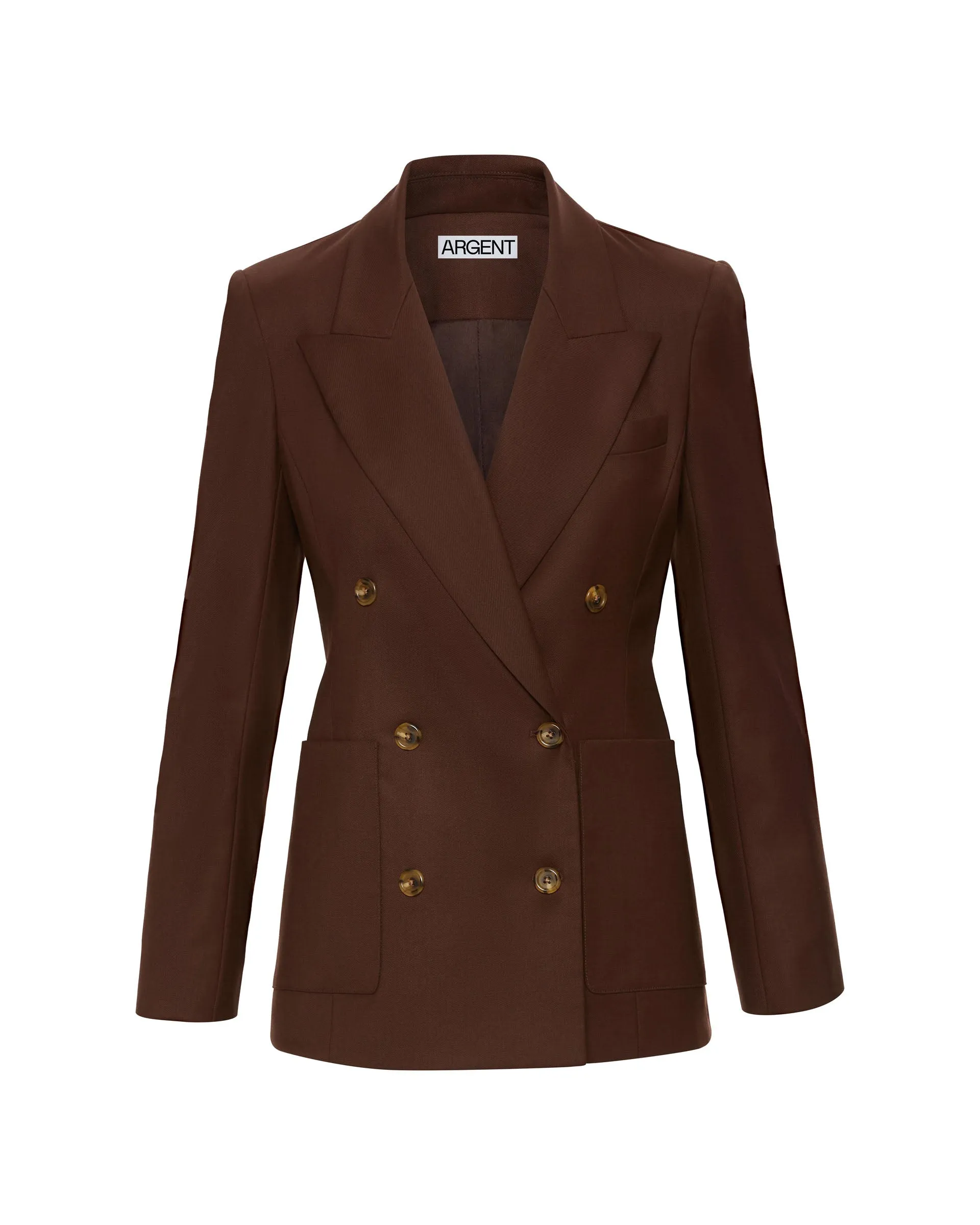 Chelsea Blazer in Seasonless Wool | Chocolate