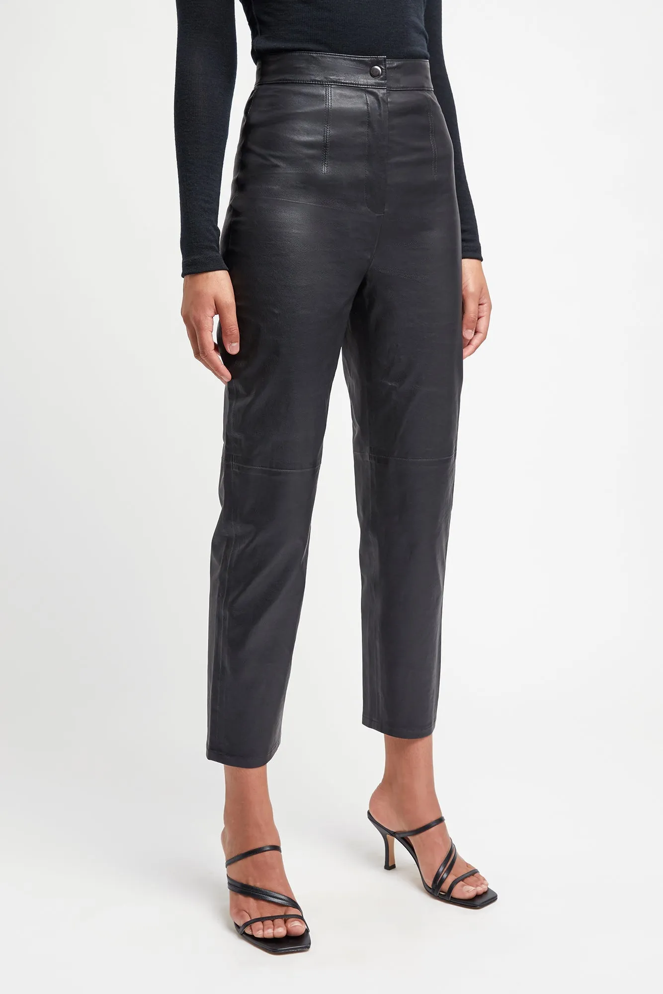 Clemence Leather Trouser