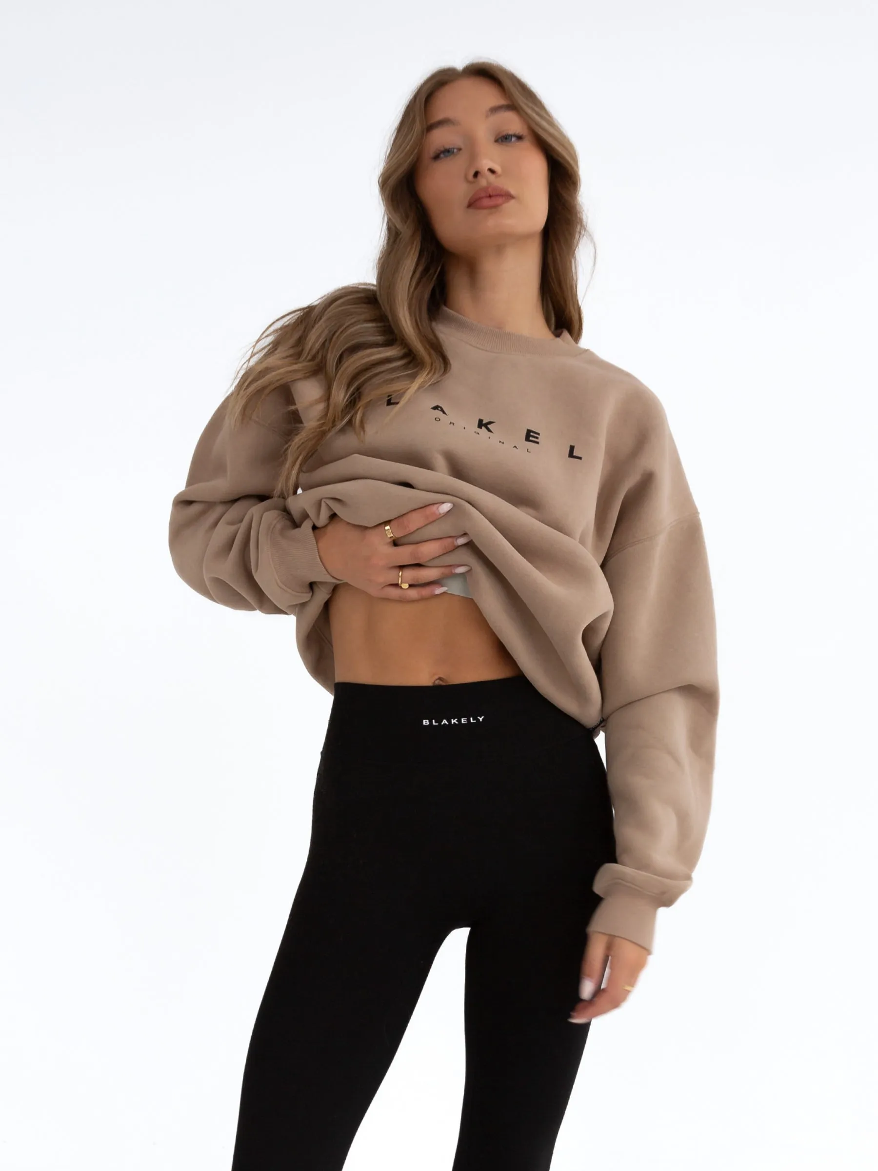 Composure Oversized Sweater - Tan