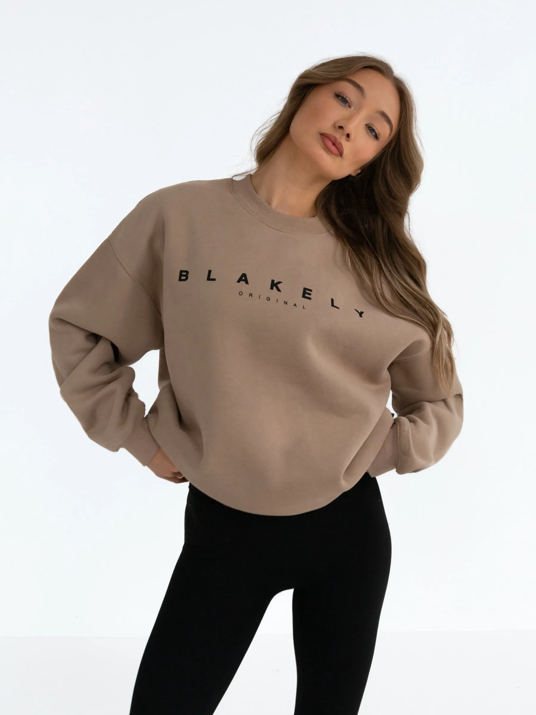 Composure Oversized Sweater - Tan