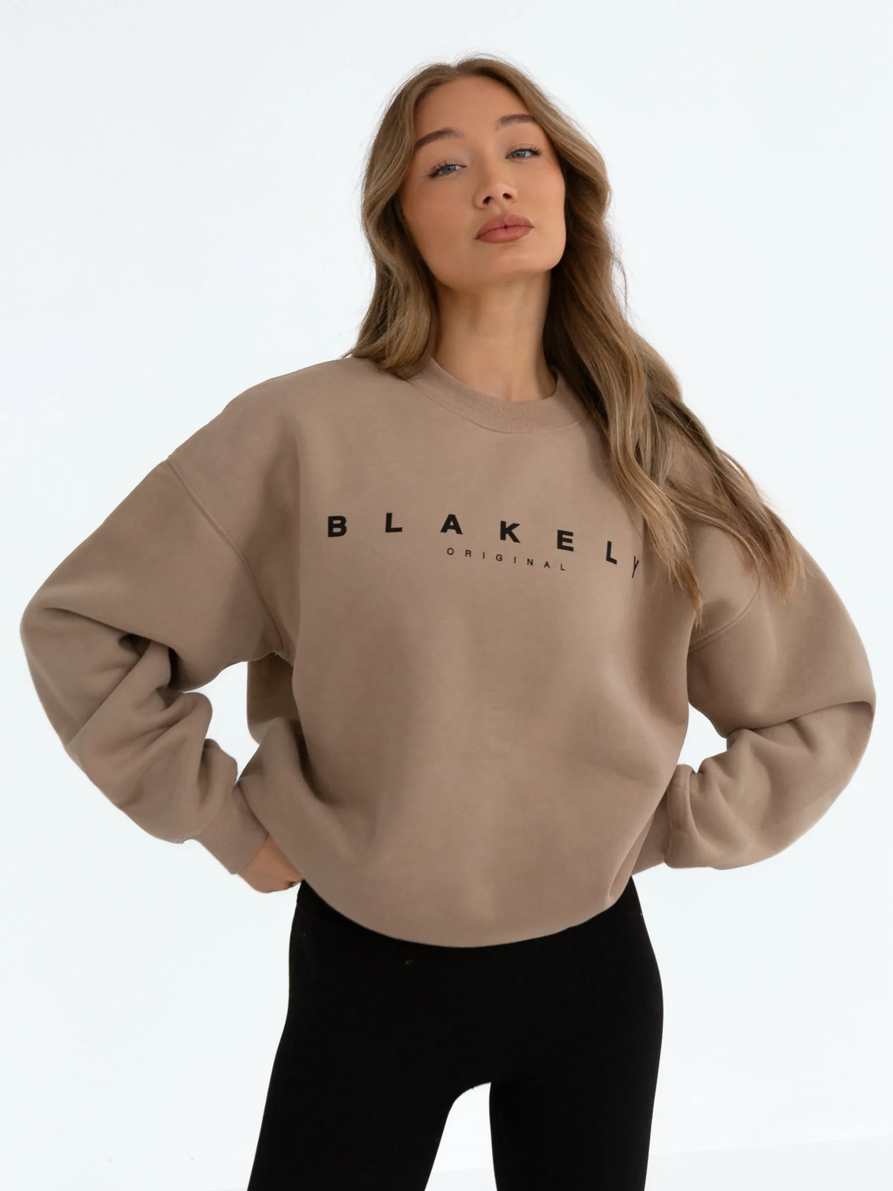 Composure Oversized Sweater - Tan