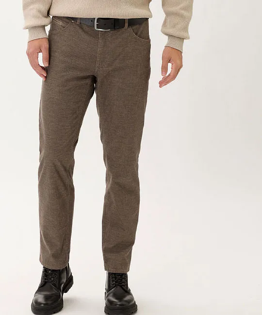 COOPER WOO.LOOK DIGITAL PRINTED TROUSER - TOBACCO