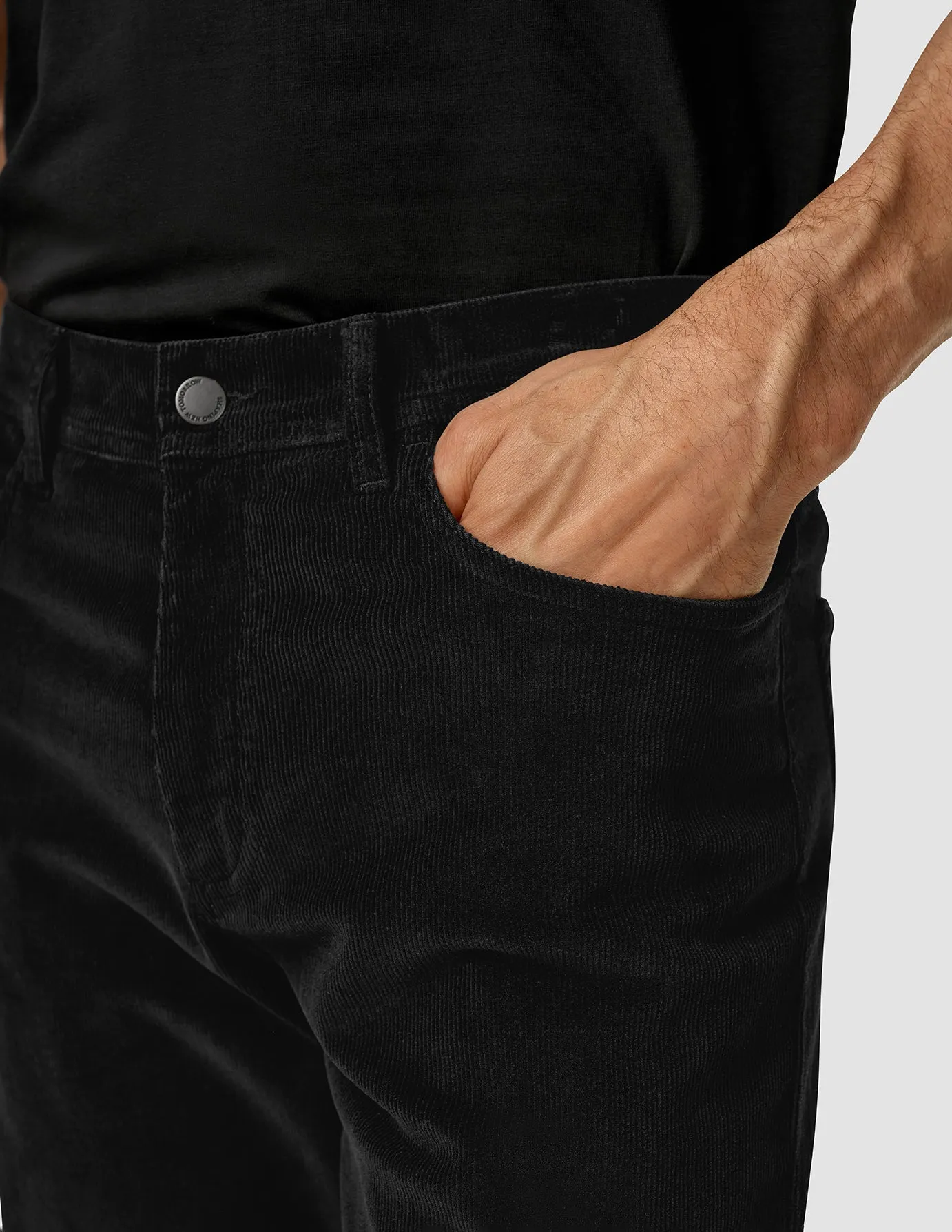 Corduroy Pants Black