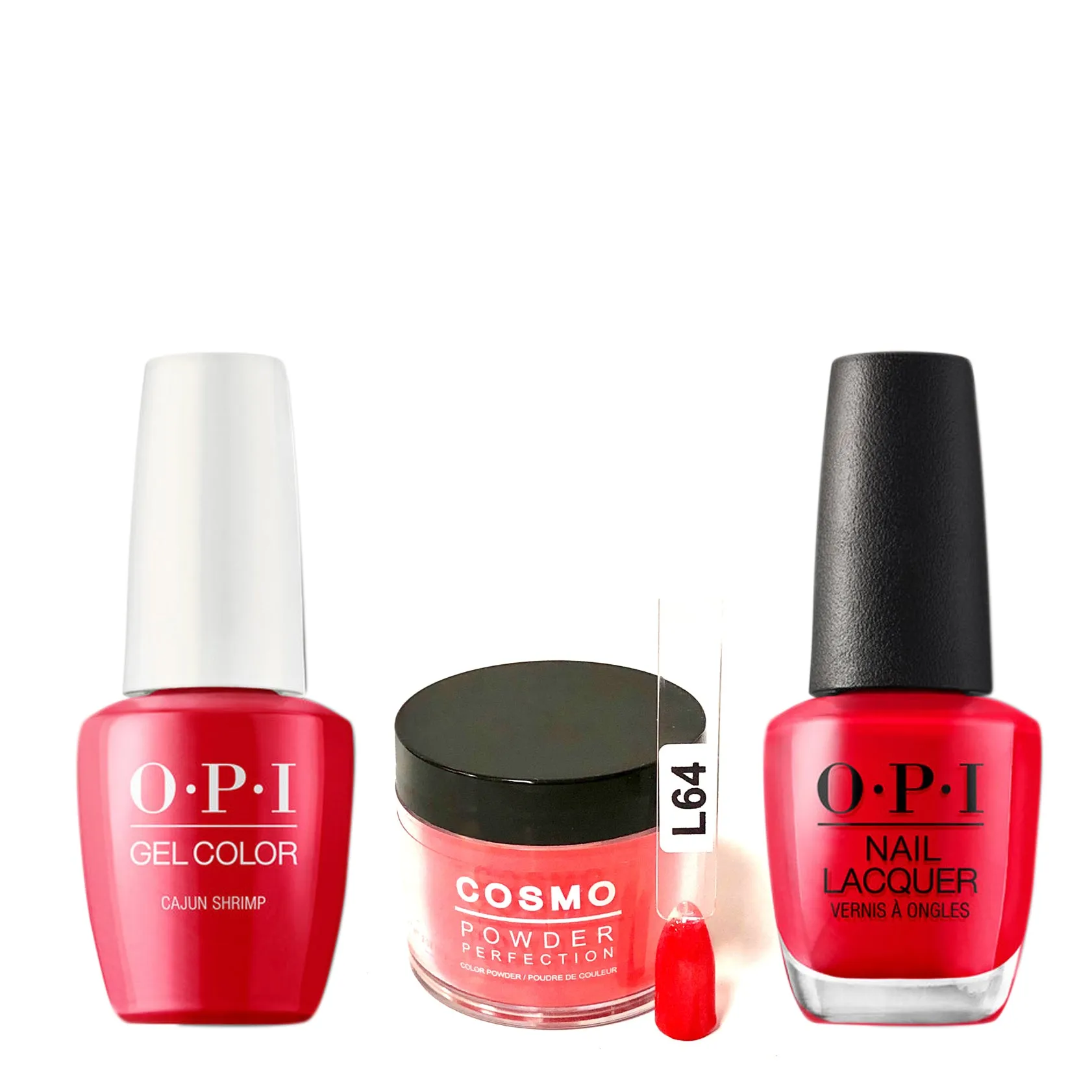 Cosmo 3in1 Dipping Powder   Gel Polish   Nail Lacquer (Matching OPI), 2oz, CL64