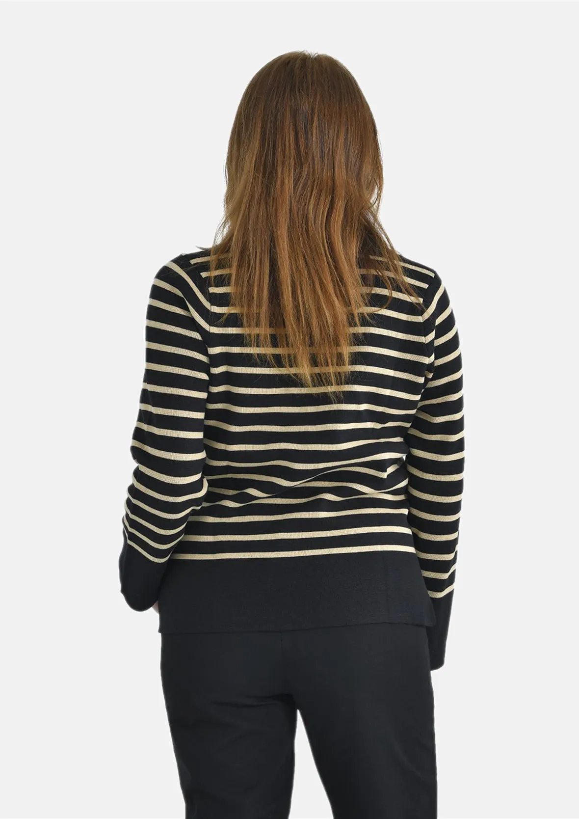 Cotton Rich Breton Knit Jumper