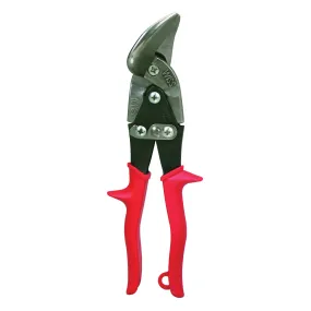 Crescent Wiss M6R Aviation Snip, 9-1/4 in OAL, Straight Cut, Molybdenum Steel Blade, Non-Slip Grip Handle, Red Handle