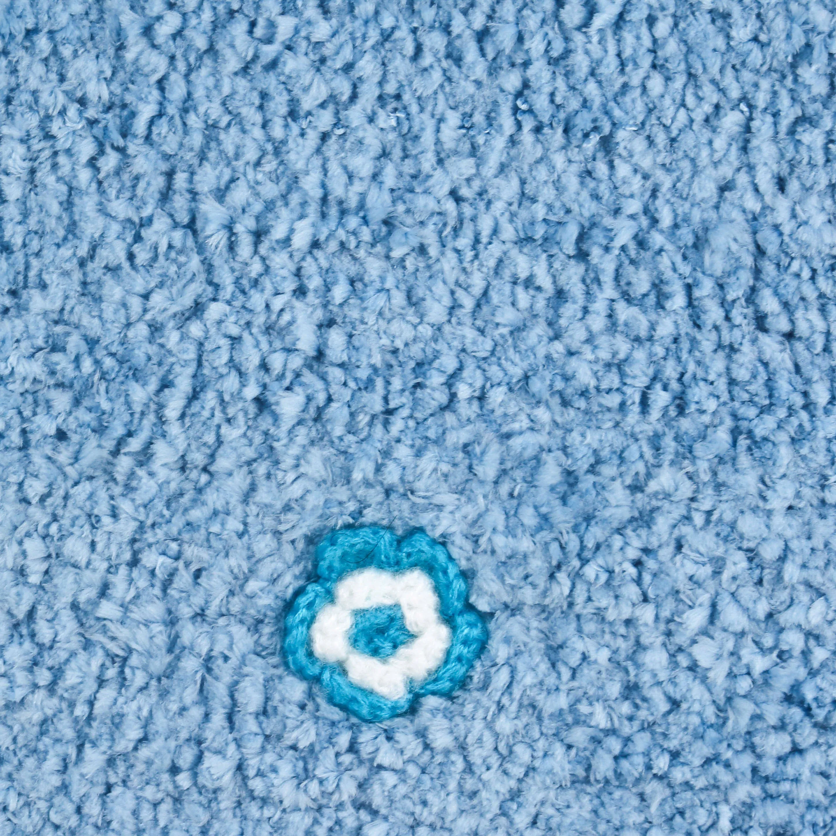 Cute Aqua Bathroom Rug