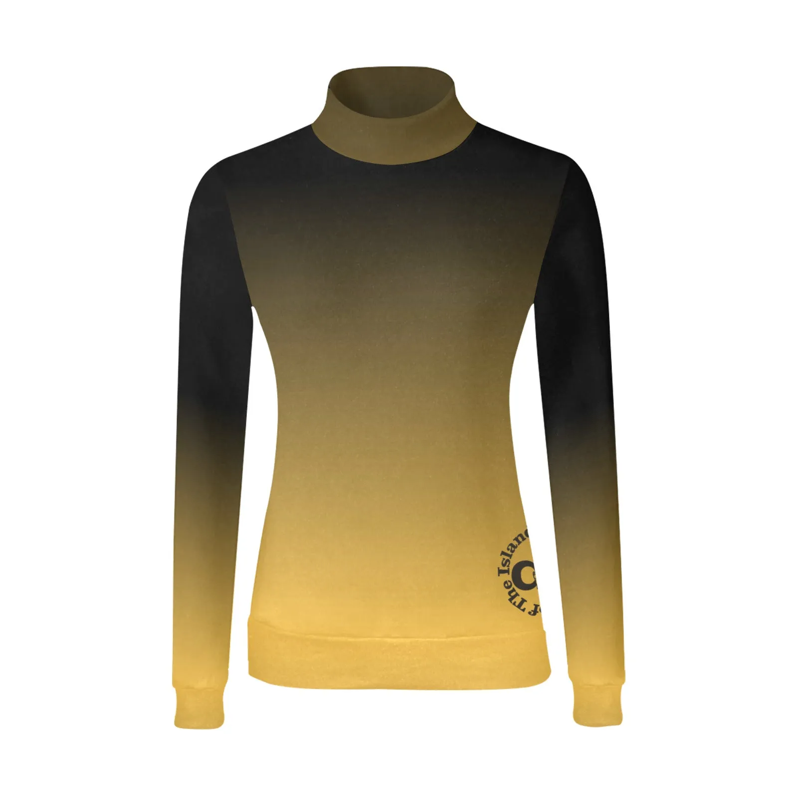 Descendants of the Island Gold Women's Mock Neck Sweater