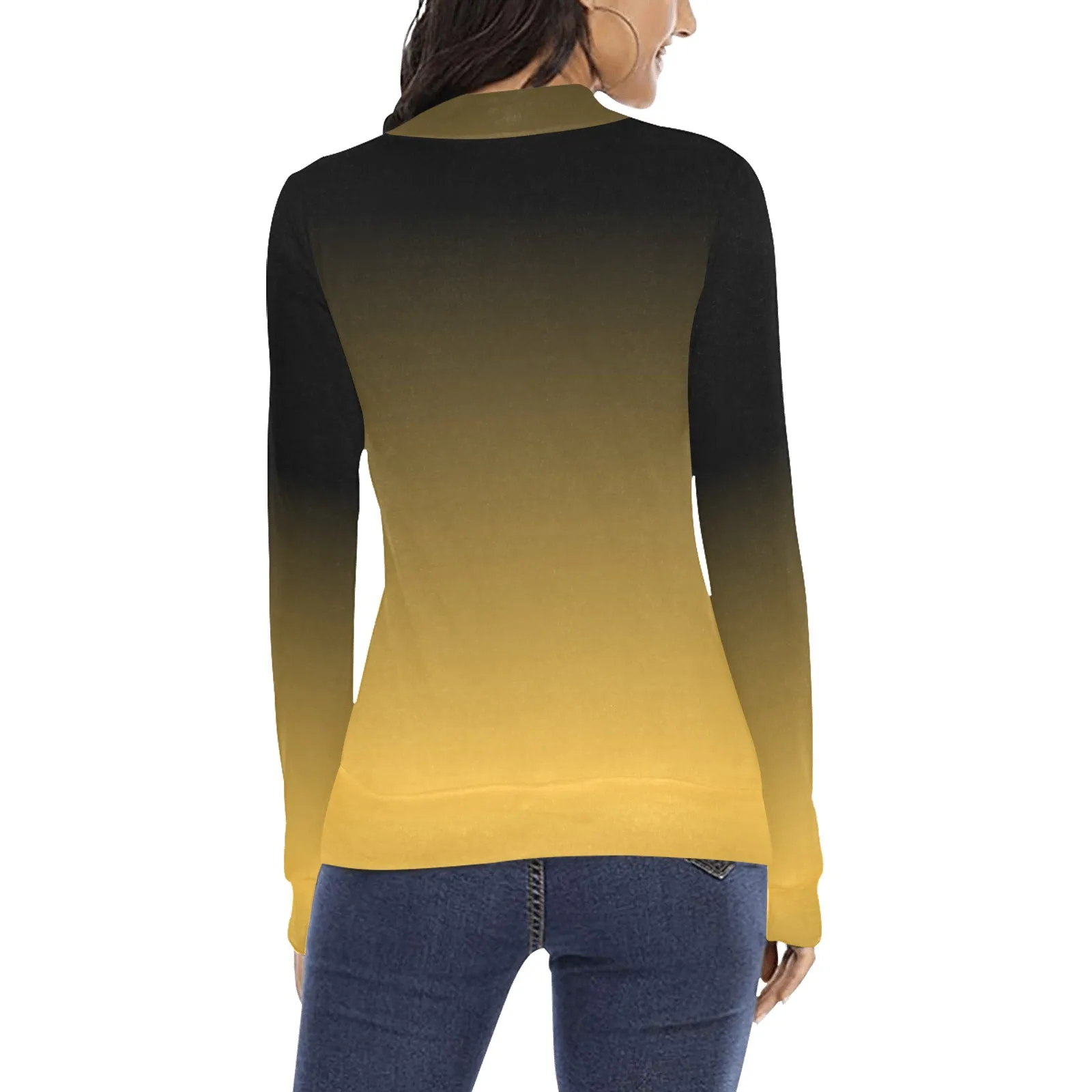 Descendants of the Island Gold Women's Mock Neck Sweater