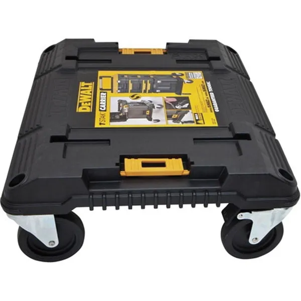 DeWALT TSTAK Series DWST17889 Tool Cart, 210 lb, 16.96 in OAW, 7.02 in OAH, 18.91 in OAD, Plastic, Black